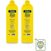 Heno de Pravia 2 x - Douchegel - Original Geur - 750 ml - Wasstrips - Douchegel - Huid Verzorging - Spaanse Douchegel - Fris Geur - Mild Reiniging