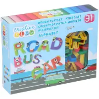 Creative Kids Alfabet Kleiset voor Kinderen 31-delig incuslief 26 lettervormpjes voor klei