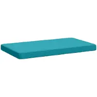 vidaXL 1-delig Bankkussen VUGHT 100% Polyester Turquoise