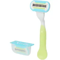 Gillette Venus scheermes Extra Smooth Classic - Flexibele scheerkop met 5 scherpe mesjes - Lubricatiestrip beschermt de huid tegen sneetjes, wondjes en irritatie