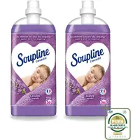 Soupline 2 x - Wasverzachter - Lavendel - 56 Wasbeurten - 1.3L - Wasstrips - Wasverzachter - Wasgoed Verzachten - Lavendel Geur - Wasgoed Verzorgen - Wasverzachter Lavendel