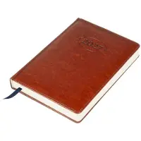Multo Hannibal Dagagenda A5 2027 - 1 dag / 1 pagina - Cognac - Kunstleder MU-727134