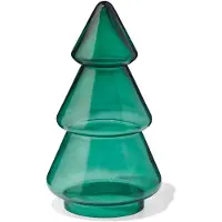 HEMA Kerstboom 14.7x25x14.7cm Glas Groen
