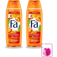 Fa 2 x – Douchegel – Empowering Moments – 250 ml - Bulkverpakking - Douchegel - Douchemop - Geur