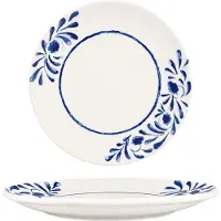 Bonna Dinerbord lavis blue porselein 25 cm set van 6