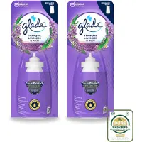 Glade 2 x - Sense & Spray Navulling - Tranquil Lavender & Aloë - 18 ml - Wasstrips - Luchtverfrisser - Lavendel - Geur - Geurverspreiding - Geurhoudende Navulling