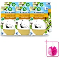 Air Wick 6 x Decosphere - Luchtverfrisser - Vanille & Kamperfoelie - 75ml - Bulkverpakking - Luchtverfrisser - Douchemop - Geur