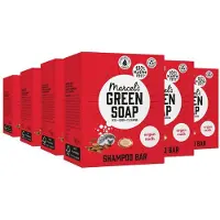Marcel's Green Soap Shampoo Bar - Argan & Oudh - 6 x 90 gr