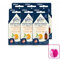 Glade 6 x - Mistnavulling Pure Happiness - Aromatherapie - 17,4 ml - Bulkverpakking - Aromatherapie - Douchemop - Geurverspreiding