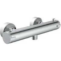 Schutte LONDON Thermostatische Douchekraan - Hartafstand 120 mm - Chroom