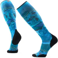 Smartwool Ski Targeted Cushion Storm Peak Print Otc Sokken