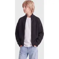 Only & Sons JUNIOR gebreid vest - zwart Jongens Katoen Opstaande kraag - maat 146/152