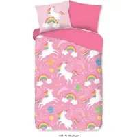 Muller Textil kinderdekbed zonder overtrek Bella - Incl. kussensloop - 140x200 + 60x70 cm