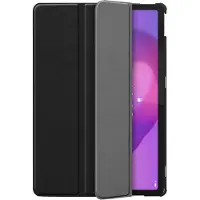 Cazy tablet Hoes geschikt voor Lenovo Idea Tab - TriFold Bookcase - Zwart