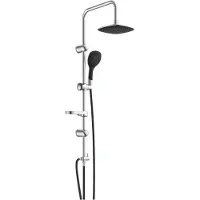 Eisl DUSCHTRAUM hoofddouche set | chroom-zwart - DXLD60088CS
