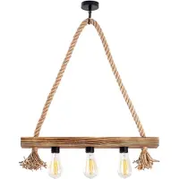 Chic Home Collection Lustro Houten Kroonluchter 60x9cm met IP20