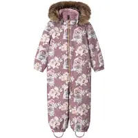 Name it Functioneel pak 'NMFSNOW10' bruin / lichtgroen / oudroze / wit