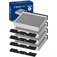 Alapure 4x CleanAir Koolstoffilter voor Bosch 17006595 / DZZ1CX1B4