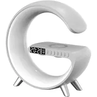 Belinea MajesticLine - Tafellamp - Bluetooth Speaker - Alarm - Led Verlichting - Draadloze Oplader