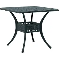 vidaXL Tuintafel 80x80x75 cm gietaluminium groen