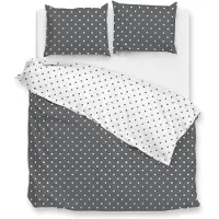 Zohome Zo Home Dekbedovertrek Katoen Punta di Cotone - pewter grey 260x200/220cm