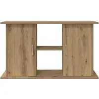 vidaXL Aquariumstandaard Artisan Eikenhout 101x41x58 cm Bewerkt Hout