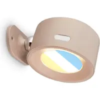 Briloner Tari - Wandlamp Oplaadbaar binnen - dimbaar met touch - cct - draaibaar - met magneet - akku en draadloos - usb-c - beige