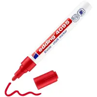 Edding 4095 chalk marker - 2 tot 3 mm - rood