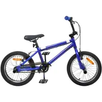 vidaXL BMX Fiets 20 Inch voor kinderen ouder dan 9 jaar Donkerblauw