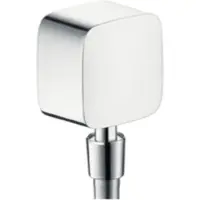 Hansgrohe PuraVida Fixfit muuraansluitbocht m. terugslagklep 1/2" chroom