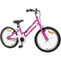 vidaXL Kinderfiets, 20 inch, geschikt voor kinderen van 6-11 jaar, roze en wit