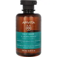Apivita Oil Balance Peppermin & Propolis 250ml Shampoo Voor Vet Haar