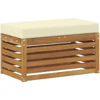 vidaXL Buitenstoel Bank Massief Acacia Hout Naturel