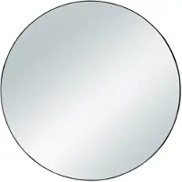 Mirrors & More Metalen Spiegel Esra Ovaal Zwart 50cm