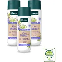 Kneipp 3 x - Douchegel - New Energy - Energieke Geur - 200 ml - Grootverpakking - Vaatwasstrips - Douchegel - Energie - Rozemarijn - Natuurlijke Geur - Hydraterend