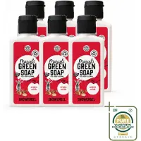 Marcel's Green Soap 6 x - Douchegel - Argan & Oudh Mini - Krachtige werking - 100 ml - Wasstrips - Douchegel - Natuurlijke Douchegel - Argan En Oudh - Douchegel Mini - Milieuvriendelijke Douchegel