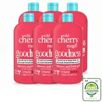 Treaclemoon 6 x – Douchegel – Wild Cherry Magic – 500 ml - Grootverpakking - Vaatwasstrips - Douchegel - Kersen Geur - Fruitige Geur - Zachte Huid - Reinigende Douchegel
