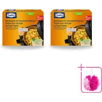 Toppits 2 x – Airfryer Papier – 20 cm – 20 Zakjes - Bulkverpakking - Airfryer bakpapier - Douchemop - Bakpapier airfryer