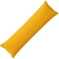 vidaXL Kussensloop HOUTEN Licht Geel 40 x 145 cm Faux Linnen