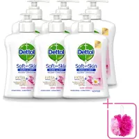 Dettol 6 x - Handzeep - Antibacterieel - Hydraterend - Kamille - 250 ml - Bulkverpakking - Handzeep - Douchemop - Antibacterieel