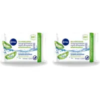 Nivea 2 x – Reinigingsdoekjes – Bio Aloe Vera – 25 Doekjes - Voordeelverpakking - 2 stuks