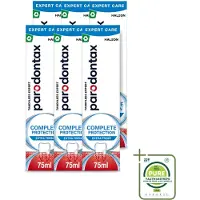 Parodontax 6 x – Tandpasta – Complete Protection Extra Fresh – 75 ml - Grootverpakking - Vaatwasstrips - Tandvleesbescherming - Mondhygiëne - Tandpasta - Bloedend Tandvlees - Tandplak