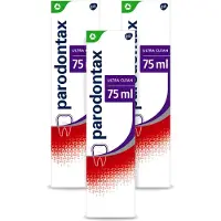 Parodontax 3 x – Tandpasta – Ultra Clean – Bloedend Tandvlees – 75 ml - Voordeelverpakking - 3 stuks