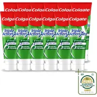 Colgate 12 x - Triple Action - Xtra Fresh - Tandpasta - 75ml - Wasstrips - Tandpasta - Gaatjes - Tanden - Frisse Adem - Witte Tanden