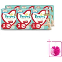 Pampers 6 x – Luierbroekjes – Premium Care Pants Maat 3 – 48 Luiers - Bulkverpakking - Luier - Douchemop - Luierbroek