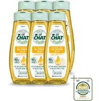Le Chat 6 x – Douchegel – Marseille – 300 ml - Wasstrips - Douchegel - Marseille - Huid Reinigen - Zachte Reiniging - Huid Verzorgen