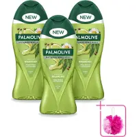 Palmolive 3 x - Natural Wellness - Douchegel - Balancing - Ontspannend & Fris - 250 ml - Bulkverpakking - Douchegel - Douchemop - Ontspanning