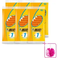 BIC 6 x - Scheermesjes - Sensitive - Enkel Mesje - Wegwerpmesjes - 10 Scheermesjes - Bulkverpakking - Scheermesje - Douchemop - Gevoelige huid