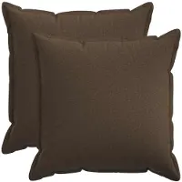 vidaXL Kussensloop 2 st HOUTEN Taupe 55 x 55 cm Faux Linnen