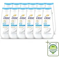 Dove 12 x – Douchegel – Advanced Care Gentle Scrub – 225 ml - Grootverpakking - Vaatwasstrips - Douchegel - Exfoliatie - Huidverzorging - Zachte Douchegel - Schuim